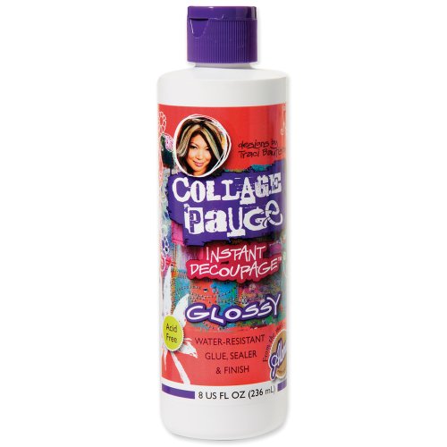 Aleene's Collage Pauge Instant Decoupage Medium, 8oz Gloss