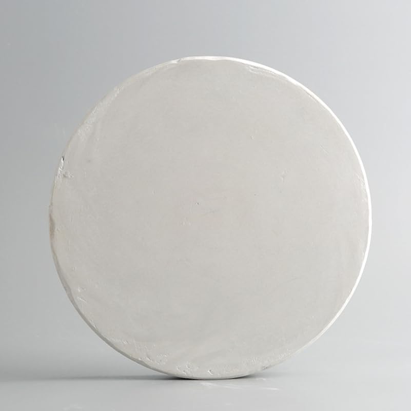 Miniatura 4 de MERRYHAPY Murciélago de cerámica de yeso para manualidades de arcilla, tabla de secado de 11.81 pulgadas para alfareros, discos de yeso redondo