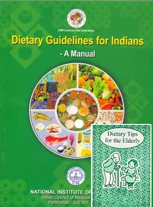 Dietary Guidelines For Indians A Manual with Dietary Tips Book Free (Set of 2 Books) [Paperback]