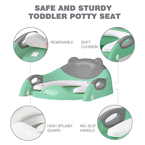 image for Potty Training Seat with Step Stool Ladder, SKYROKU Potty Training Toi
