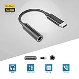 audio note ongaku [Diseño manejable] Este cable adaptador USB-C de 3,5 mm es muy fácil y cómodo de llevar, ligero y compacto de transportar. Cumple tus necesidades en casa, en la oficina, en el coche, para cargar en cualquier momento y escuchar canciones.