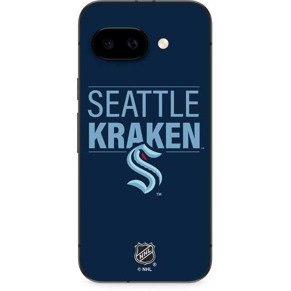 Skinit Decal Phone Skin Compatible with Google Pixel 9a - Officially Licensed NHL Seattle Kraken Lineup Design