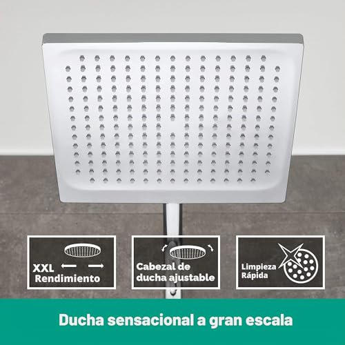 Miniatura 3 de Hansgrohe Crometta E Sistema De Ducha 240 Con Termostato, 2 Tipos De Chorro, Cromo, 27271000