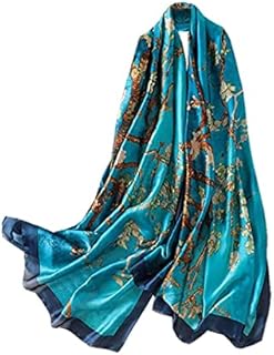 Trillion London® Spring Collection | Designer Silk Scarf For Women | Lightweight Neck Scarves | Shawl Wraps | Beige | Suitable for Daily Life | Travelling & Gifting | Smooth & Soft Finish