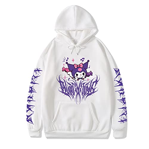 Anime adulte/jeunesse kuromi kuromi sweat-shirt de mode de style harajuku for hommes et femmes (Color : A, Size : L) Cover
