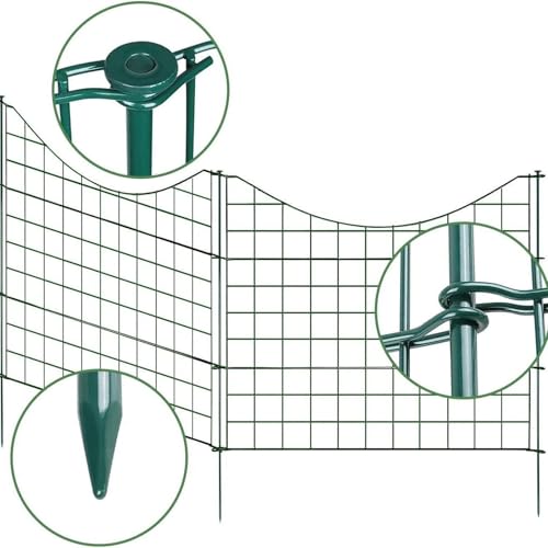 Barrière pour animaux et clôture de jardin extérieure pour la protection des massifs