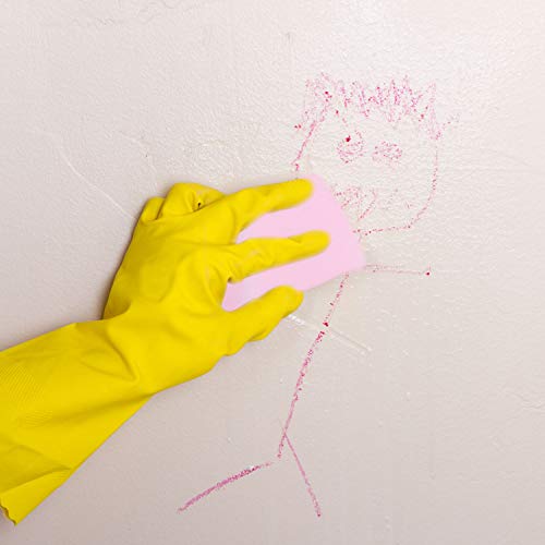 TRIXES 30er Pack Wunder Schwämme zur chemikalienfreien Fleckenentfernung - Präzisions-Haushaltsreinigung und Professionelle Fleckenentfernung - Auf Maß zuschneidbar - Farbe Rosa