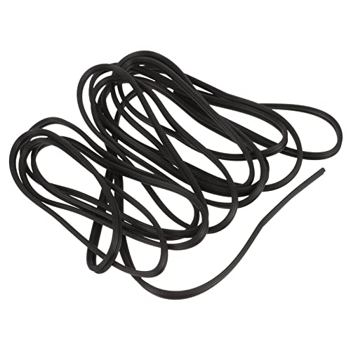 TOGEVAL Window Screen Repair Kit Hollow Spline Tool for Screen Door Mesh High Toughness Easy Install Flexible Design Black Spline