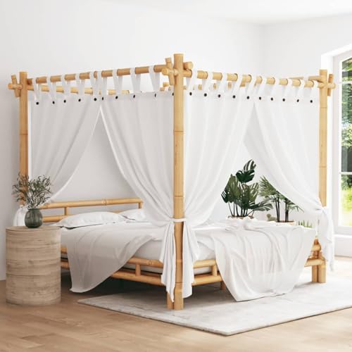 Rantry Himmelbett 180x200 cm Bambus Bambusbett Model340052
