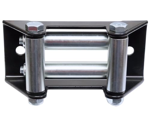 Auto-plaza Winch Roller Fairlead Mount ATV UTV SUV Car Winch Fairlead Replacement (5" for 4000LBS)