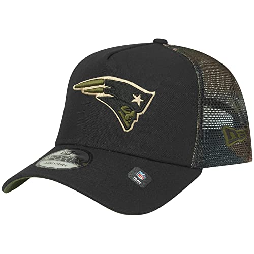 New Era Snapback Trucker Cap New England Patriots Wood - vue 2