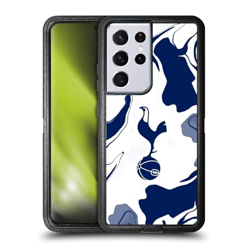 Coque Samsung S21 Ultra Tottenham Hotspur FC - Protection Armor Motif Marbre Bleu