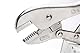 SATA ST71203ST Grippzange Feststellzange mit geraden Backen und integriertem Drahtschneider 225 mm aus CR-Mo-Stahl