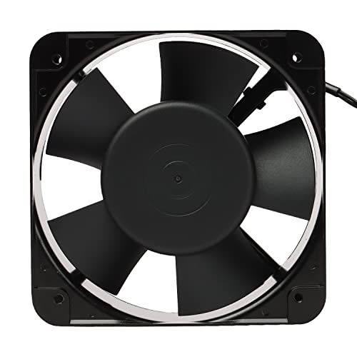 Image of Vendoz High Speed Kitchen Exhaust Aluminium Fan, 6 inch inches (15x15x5 cm), Square Shape, Black