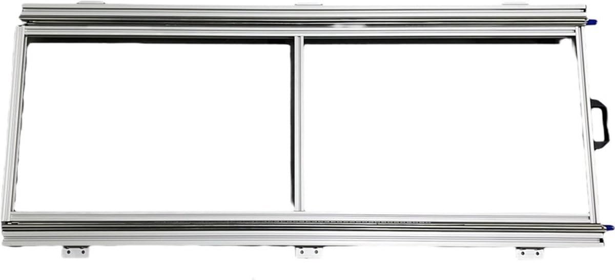 Plateau coulissant en aluminium pour camping-car 120x40 cm - capacité de charge 130 kg