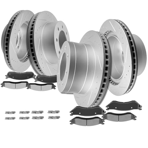 Image of SCITOO Brake Kits Front Rear Brake Rotors Brake Pad:53012;D965;53011;D702 | Fit For Dodge For Ram 1500 2006-2008,For Dodge For Ram 2500 2003-2008,For Dodge For Ram 3500 2003-2008