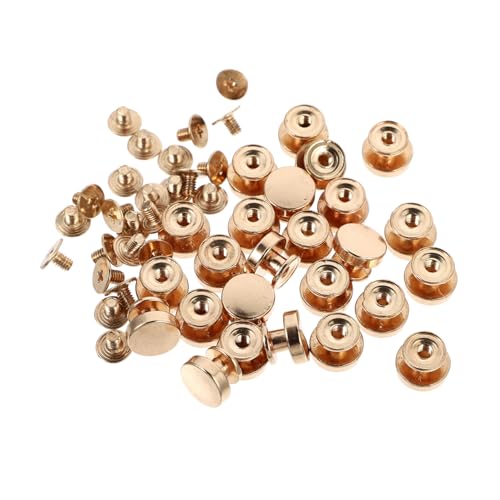DIYEAH 24pcs Rivet Studs Mini Screws Craft Rivet Set DIY Leather Fasteners Hardware Accessories Efficient Kit