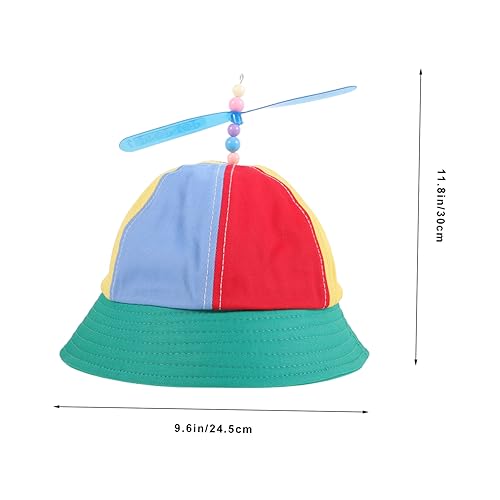 Sombrero de algodón para niños COLLBATH con hélice, ligero y transpirable 2