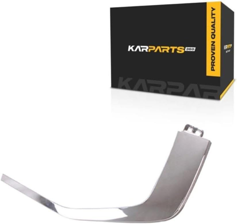 for Mitsubishi Mirage/Mirage G4 2021 2022 2023 Bumper Cover Molding Passenger Side | Front | Lower | Chrome | Made of Plastic | Replacement for MI1047111 | 191275950432, 6407A380