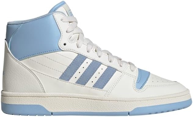 adidas Womens Break Start Mid Lace Up Sneakers Shoes Casual - White - Image 9