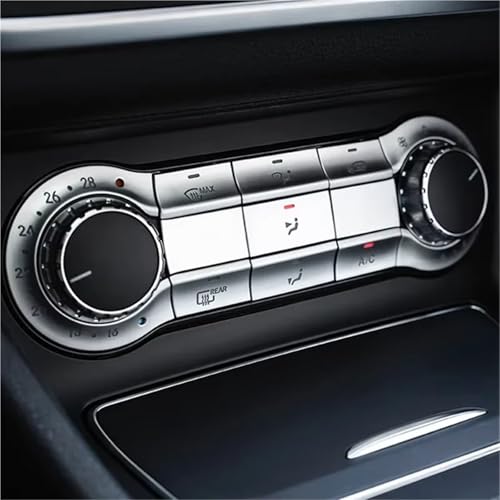 Boutons climatisation usés Benz W246 solution autocollants garniture console centrale - 2