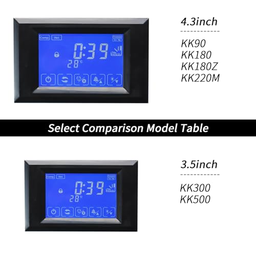 Pantalla táctil LCD OEM 4.3 pulgadas para fabricadora de hielo miniatura 4