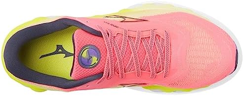 Mizuno Women's Wave Sky 7 Running Shoe, High-Vis Pink-Ombre Blue, 9 | Image 1