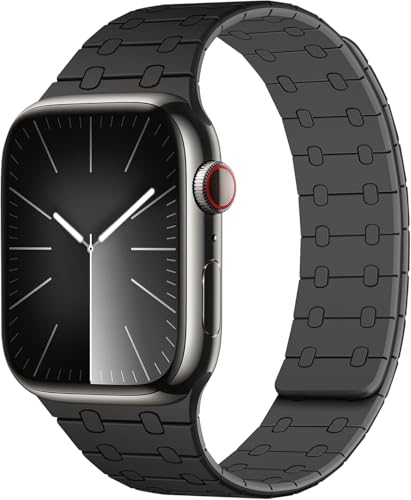 Image of Velour Silicone Watch Strap Compatible with Apple Watch 41mm, 40mm & 38mm, for iWatch Series SE, SE2,10 9, 8, 7, 6, 5, 4, 3 -Sport Loop for Men & Women(Watch Not Included)