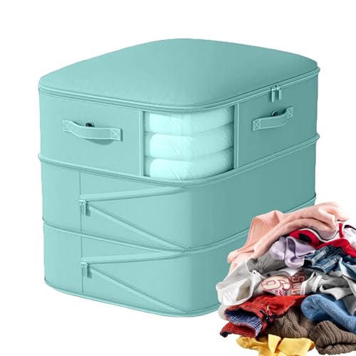 Bolsas de vacío para ropa y mantas reutilizables con ahorro de espacio para el hogar 7