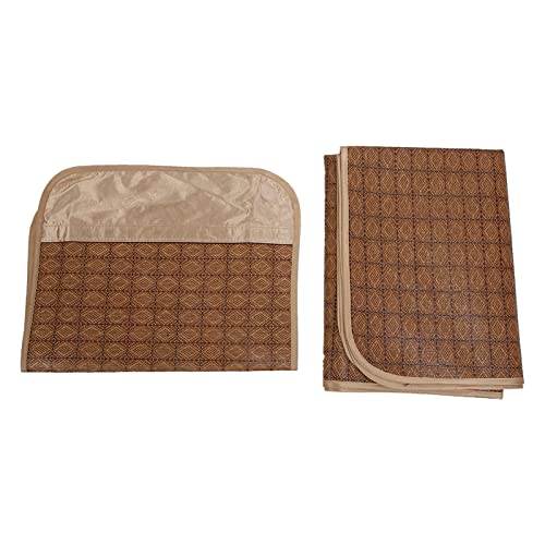 Metera de Cama para Dormir Enfriando, Estable y Resistente, Acabado Tejido de Calidad, Suavidad, Adecuado para Todas Las Edades, Bebés, Mujeres, Ancianos, con Respaldo a Prueba Deslizamiento,