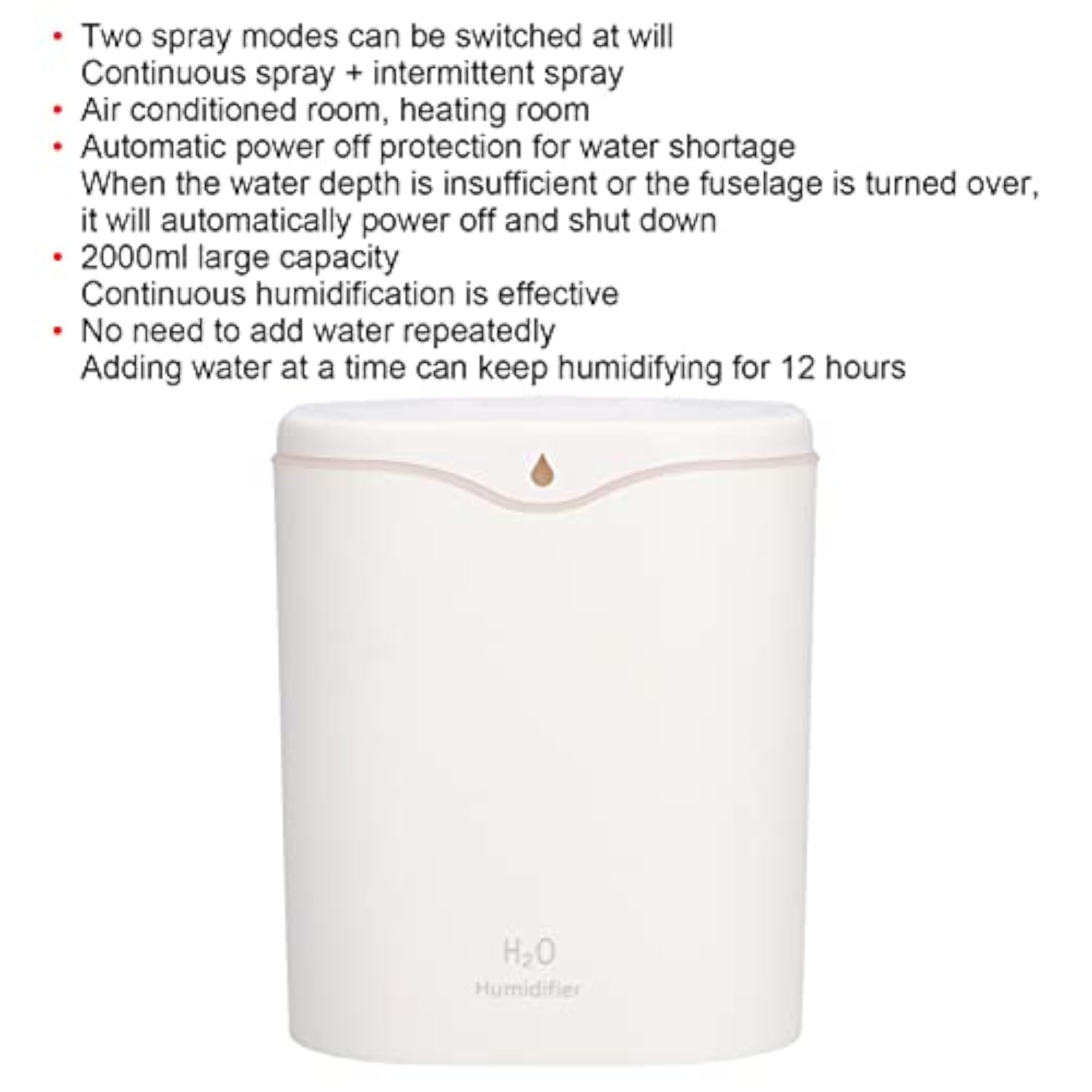 Ubersweet Aromatherapy Diffuser, Double Spray Humidifier for Home