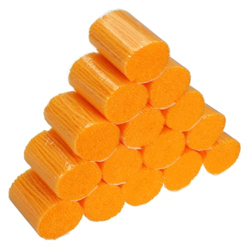 Image of MECCANIXITY 15 Rolls Latch Hook Yarn, 3mm Light Orange Latch Hook Kit Yarn Precut Hook Rugs Making Crochet Bundles for Rug Adults Beginners Tapestry DIY Craft