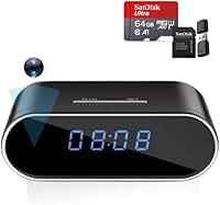 Mini Câmera 64gb Espião Relógio Escondido Portátil Hd Wifi