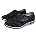 FDGDFG Scarpe Uomo Scarpe per diabetici Pantofole Leggere e Regolabili Facili da Indossare e da togliere Scarpe da Artrite Gonfia Edema per Interni ed Esterni, Black gray-EU38/240mm