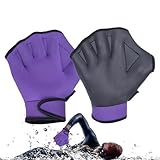 Schwimmhandschuhe – Schwimmhandschuhe, Schwimmhandflossen aus Gummi für Schwimmbad, Fitness, Schnorcheln, Tauchen, Paddelausrüstung, Schwimmkrafttrainingsgeräte für Erwachsene