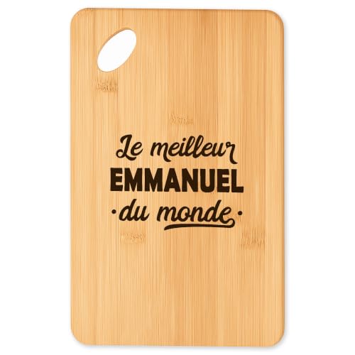 Planche à découper plateau apéro bambou pour cuisine de jardin et grillades
