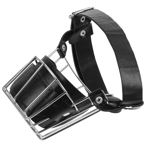 Mikikit Small Adjustable Dog Muzzle Breathable Basket Muzzle for Dogs for Training and Reducing Barking Head Circumference Essential Pet Accessory