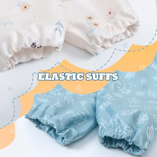 Little Dimsum Long Sleeve Feeding Bibs,Waterproof Baby Bibs with Sleeves, Infant Toddler 6-36 Months for Smock Bib for Eating3