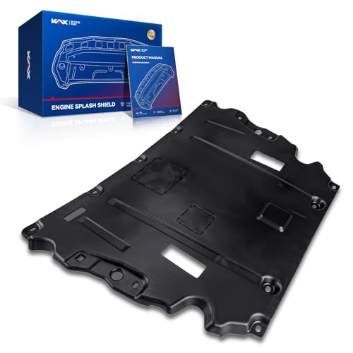 Image of KAX Front Lower Engine Splash Shield Under Cover FO1228126 Compatible with 2013-2020 Ford Fusion 1.5 /1.6 /2.0 /2.5L, 2013-2020 Lincoln MKZ 2.0L Turbocharged