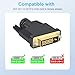 DVI to VGA Cable Adapter DVI-D 24+1 & DVI-I 24+5 to VGA Male to Female Adapter 1080P Full HD DVI to VGA Cable for HDTV PC Host Laptop Monitor and Projector