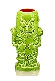 Beeline Creative Geeki Tikis Rick & Morty Pickle Rick Mug | Official Rick & Morty Tiki Style Ceramic Mug | Holds 14 Ounces
