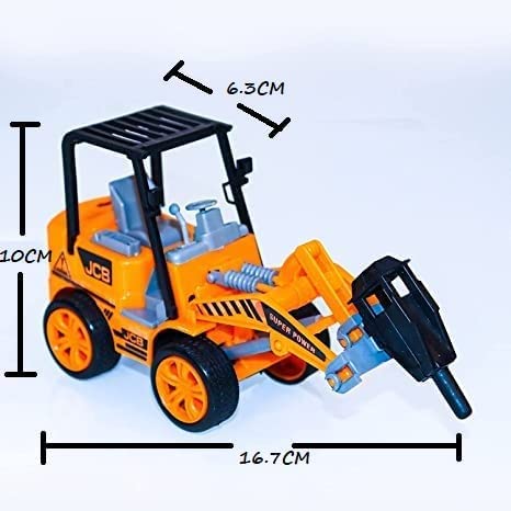 Image of Truck Toy for Kids - Pull Back Toys Vehicles Truck Toy for Kid, Friction Power Toy Trucks for 4+ Years Old Boys & Girls, Toys for Boys, Trucks Set for Kids(5 Pcs),Yellow