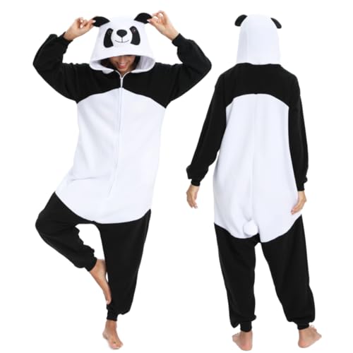 STARNAL Animal Halloween Costume Adult Panda Onesie...