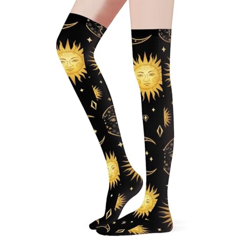 Teens Thigh High Spandex Socks Soft Compression For Party Dress Cosplay2