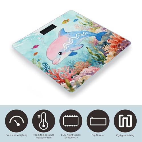 Báscula Digital de Baño Precisa y Estable BTCOWZRV miniatura 3