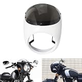 Universal 7' Motorcycle Headlight Retro Cafe Racer Fairing Cover for Harley Honda Yamaha