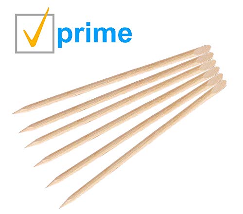 Dukal Manicure Sticks 4.5". Pack Of 144 Cuticle Pushers For Manicure And Pedicure. Bamboo Sticks. Effective, Easy To Use. Pointed And Tapered Edges. Wood Sticks For Nails, Cs45B #TOP1