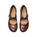 Clarks Collection Women's Ashland Elayne Mary Jane Flat, British Tan Leather, 10 Wide US
