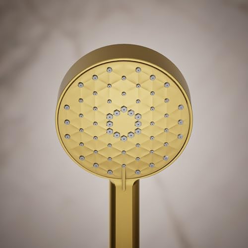 Regadera de mano Kohler modelo 72415-G-2MB redonda cepillada miniatura 5