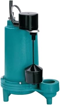 Leo Pump Effluent Pump with 1-1/2NPT Vertical Discharge, 104F Continuous Liquid Temperature, and 3/4 Spherical Solids Handling Capability